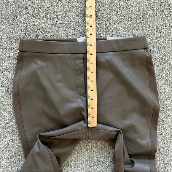 Chico’s‎ Faux Leather-Front Ponte Leggings Size US 4 Champignon Pull On Skinny - Picture 6 of 10